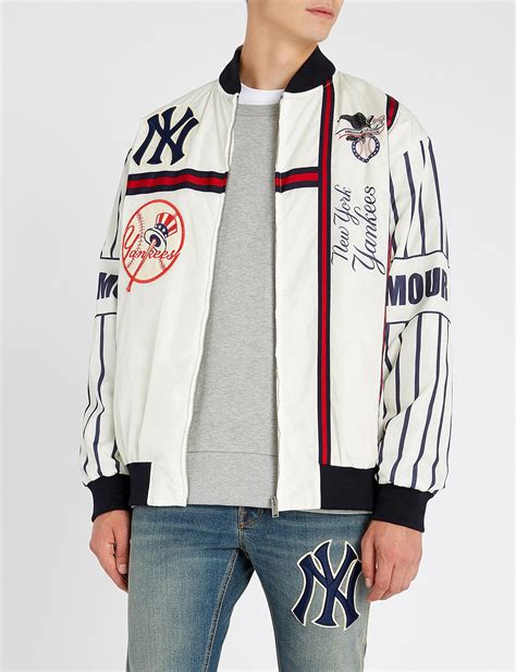 gucci ny bomber jacket|gucci bomber jacket price.